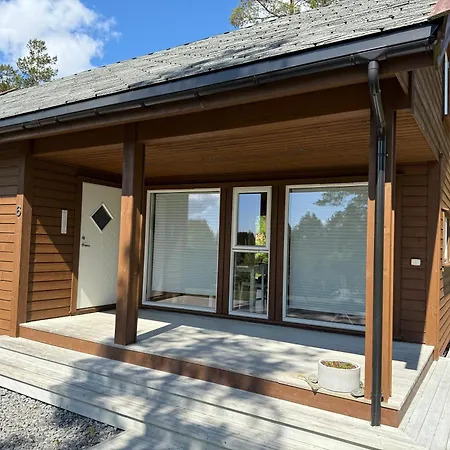 Casa de Férias Flott Familiehytte Pa Haukas I Strandebarm *
